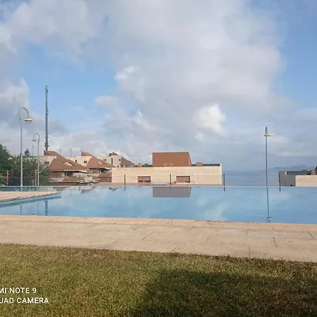 Impresionantes Vistas En Baiona Apartamento Exterior foto