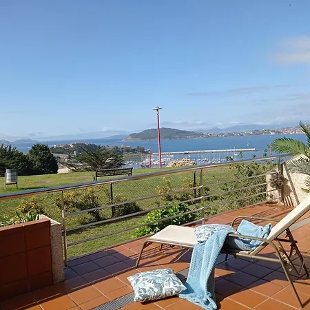 Impresionantes Vistas En Baiona Apartamento Exterior foto